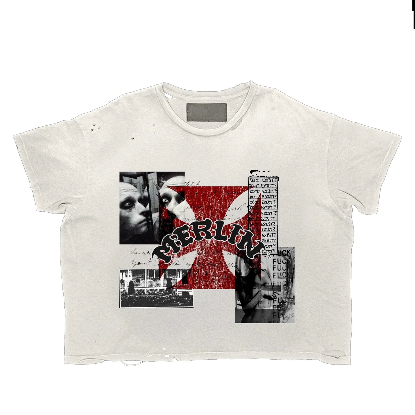 Do I Exist? Tee White - Loam