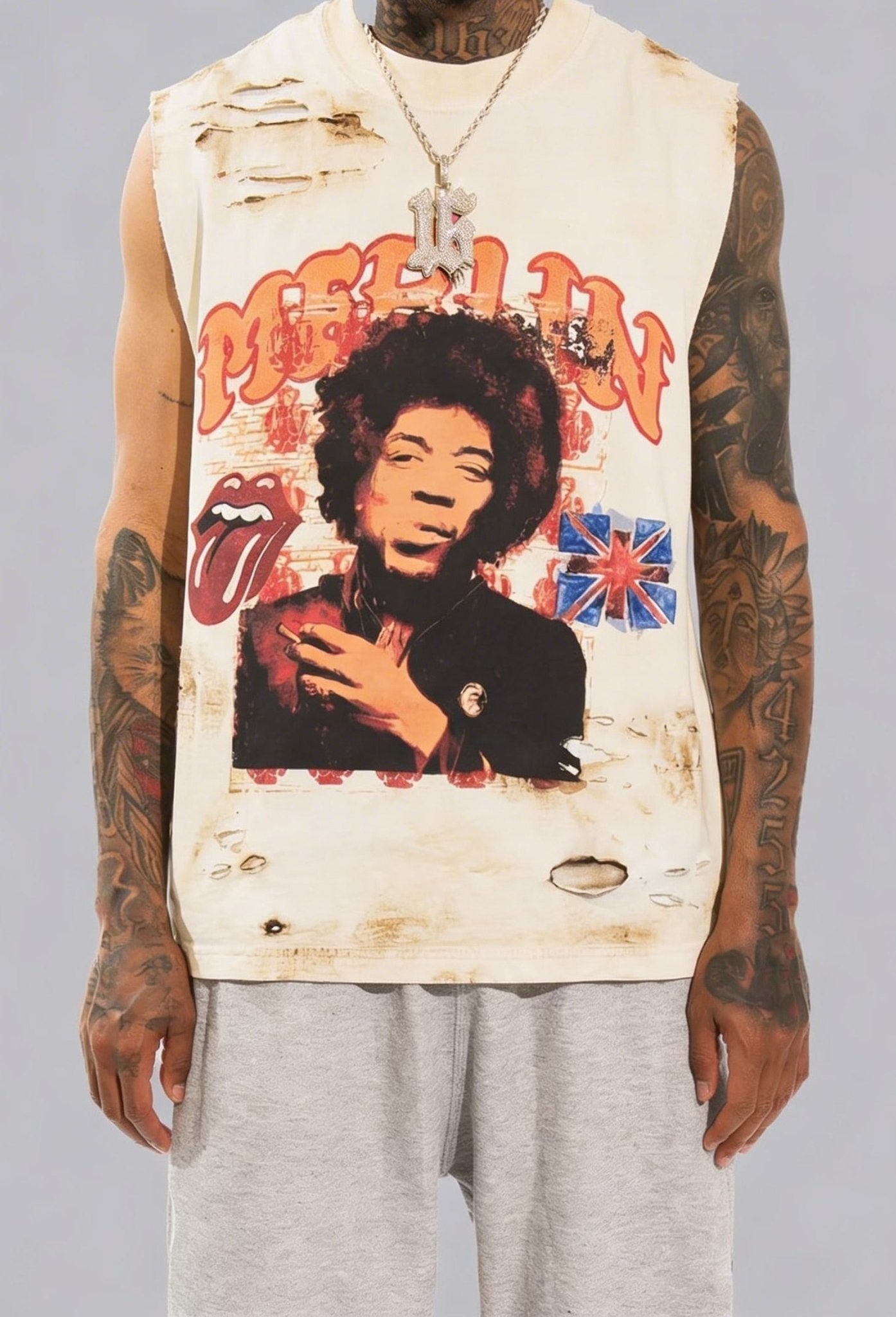 Jimmy Merlin Tee Cream - Merlinfather