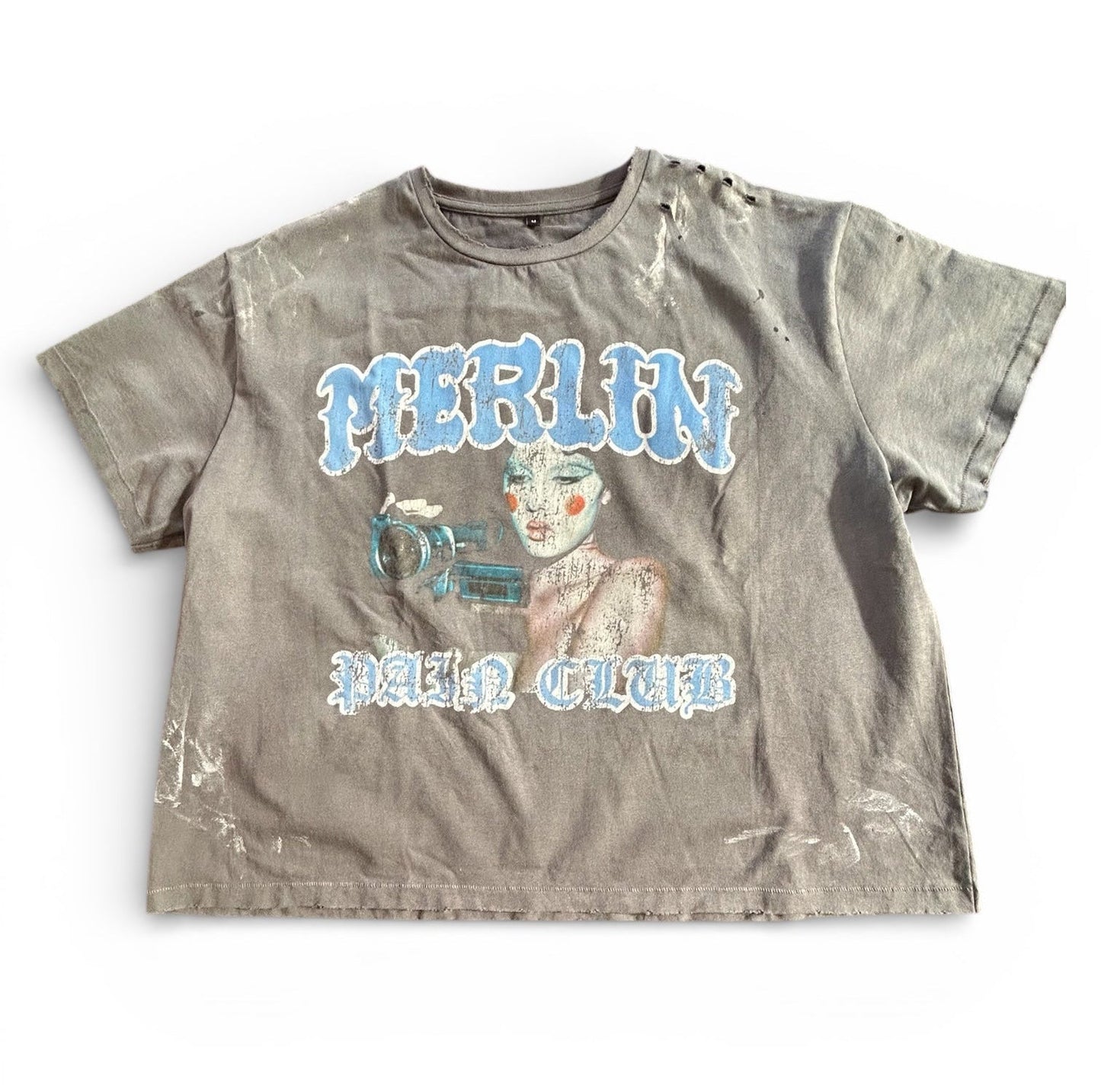 Pain Club Distress Tee - Merlinfather