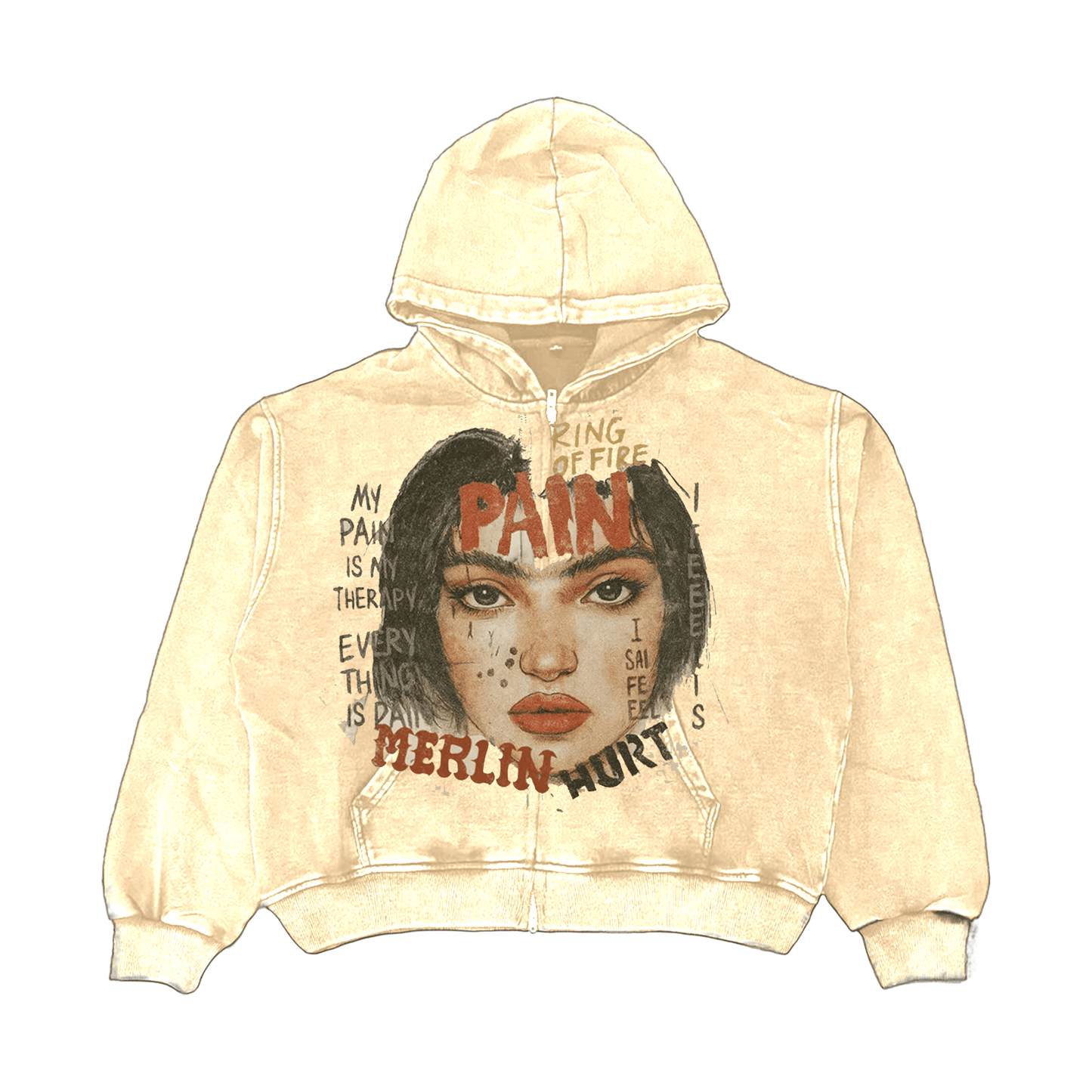 Pain Thoughts Hoodie - Merlinfather