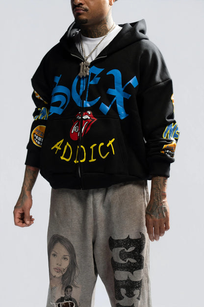 Loaded Addiction Hoodie Black