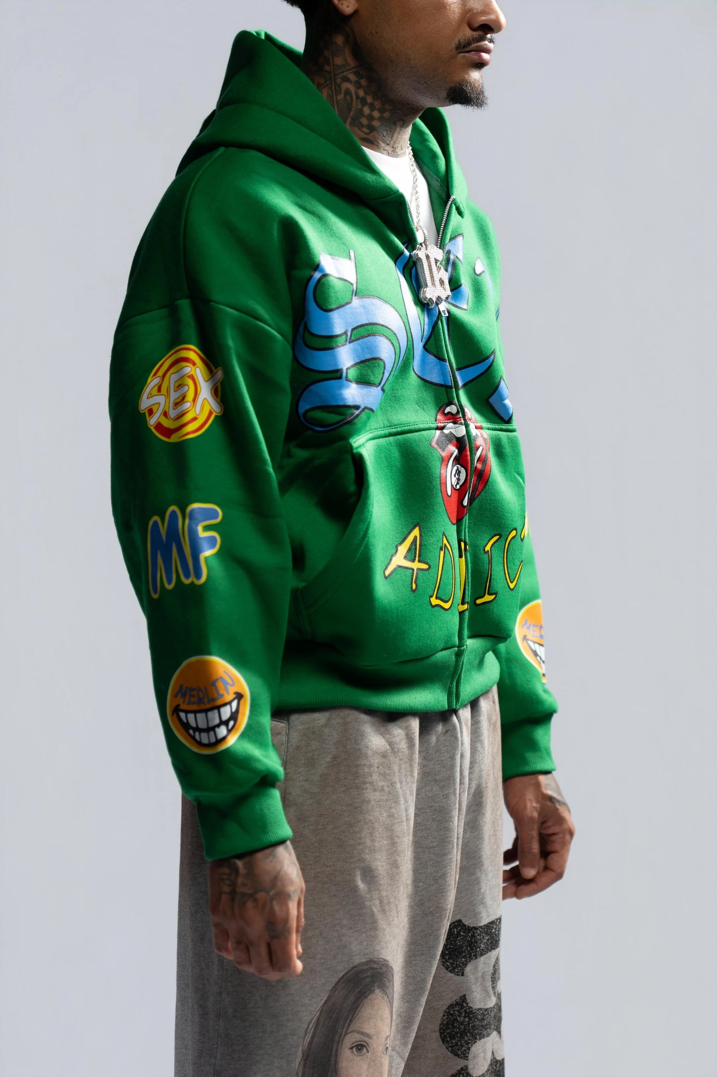 Loaded Addiction Hoodie Green