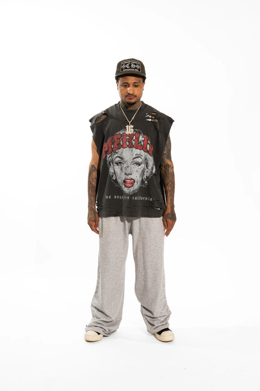 Marilyn Tee Black Washed