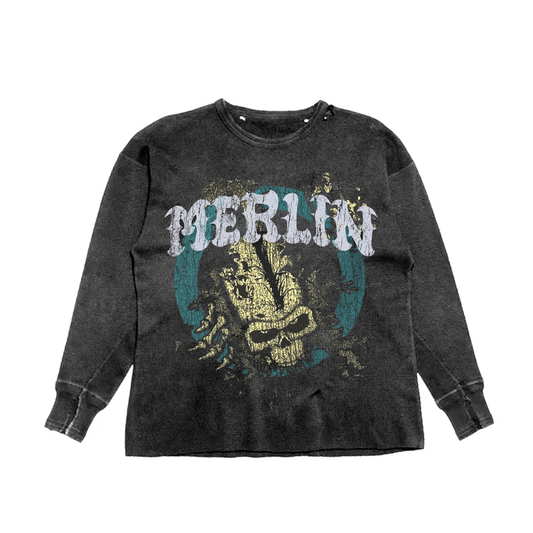 Alien Skull Longsleeve - Merlinfather