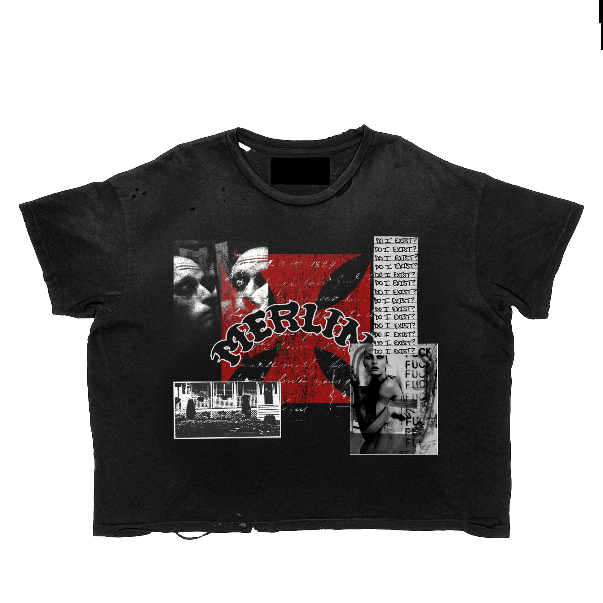 Do I Exist? Tee Black - Merlinfather