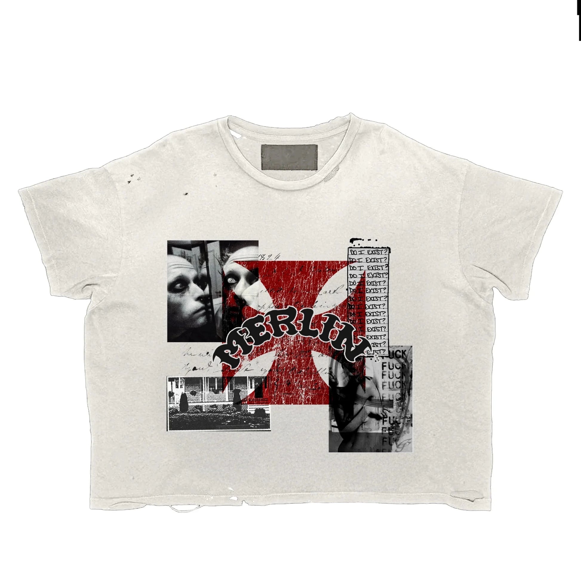 Do I Exist? Tee White - Loam