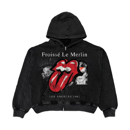 Froisse Le Merlin Hoodie Black - Loam
