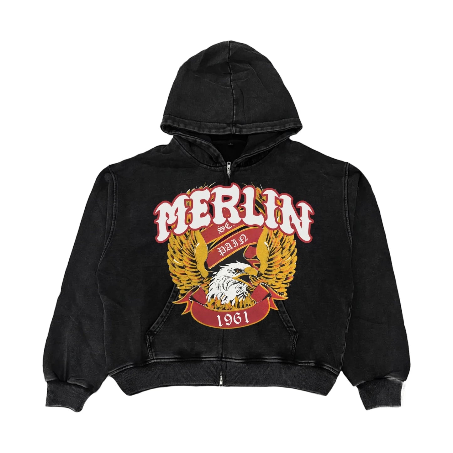 Hall Of Pain Hoodie Black - Loam