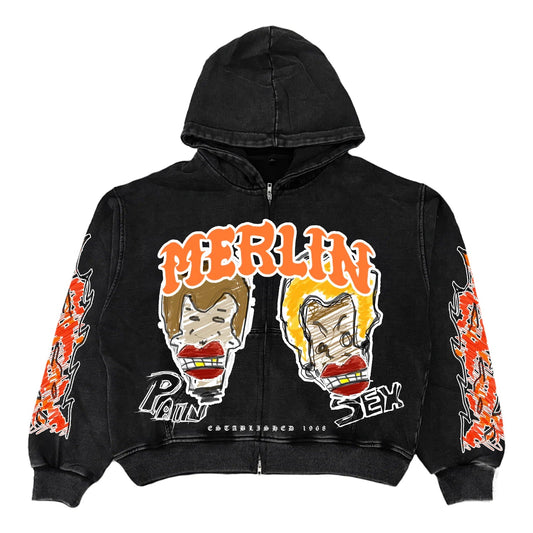 Handmade Beavis & Butthead Hoodie - Loam