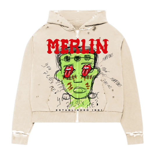 Handmade Frankenstein Hoodie - Loam