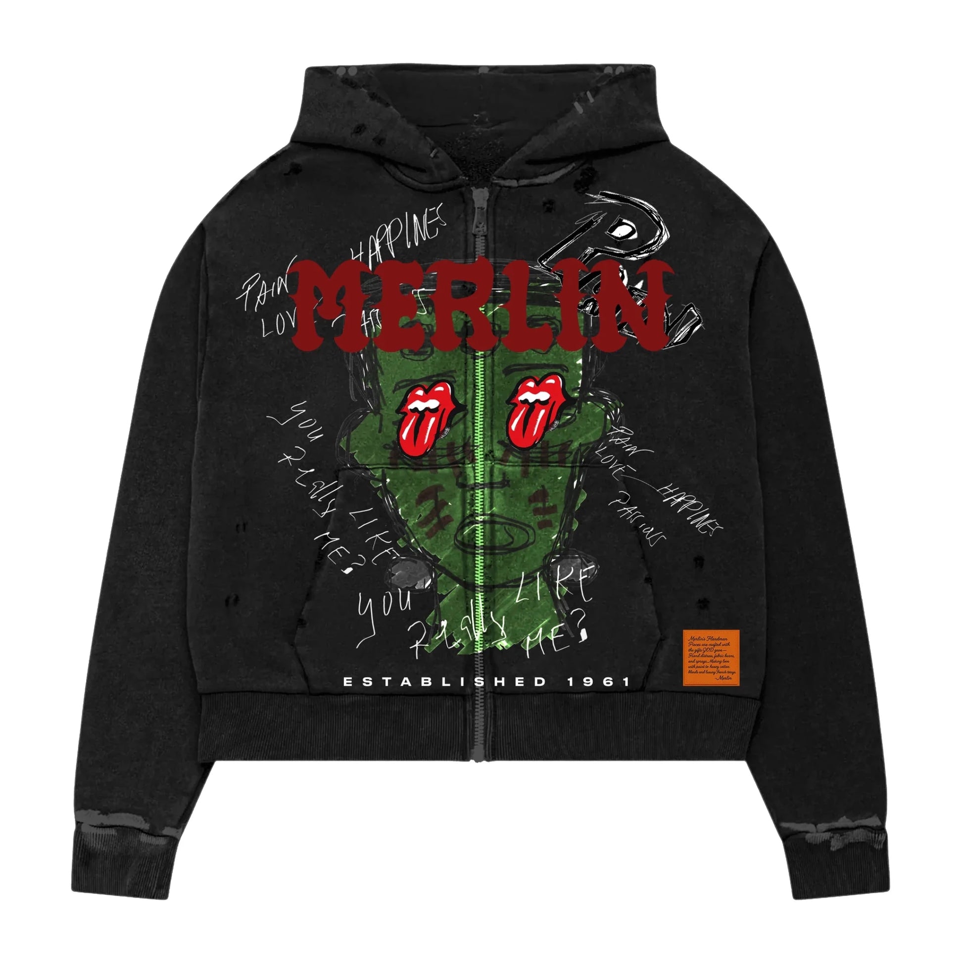 Handmade Zombie Hoodie - Loam