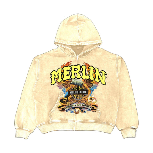 Legends Are Forever Hoodie Cream - Loam