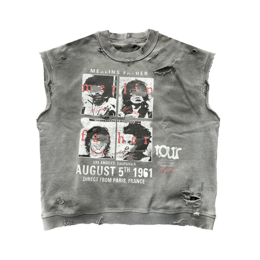 Merlin's Paris Tour Sleeveless Tee - Merlinfather