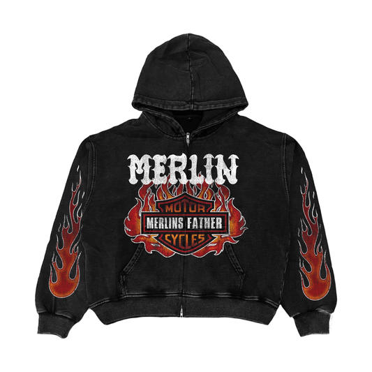 OG Merlin Flame Hoodie - Merlinfather