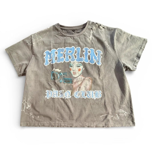 Pain Club Distress Tee - Loam