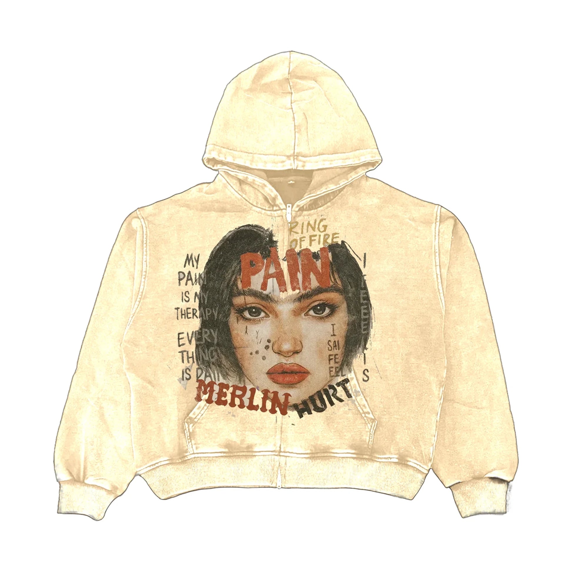 Pain Thoughts Hoodie - Loam