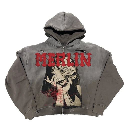 Twin Spider Hoodie - Loam