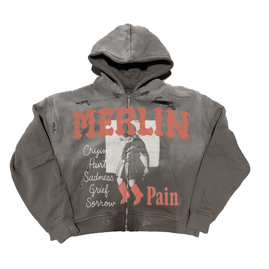 Walk Through Pain Hoodie - Merlinfather